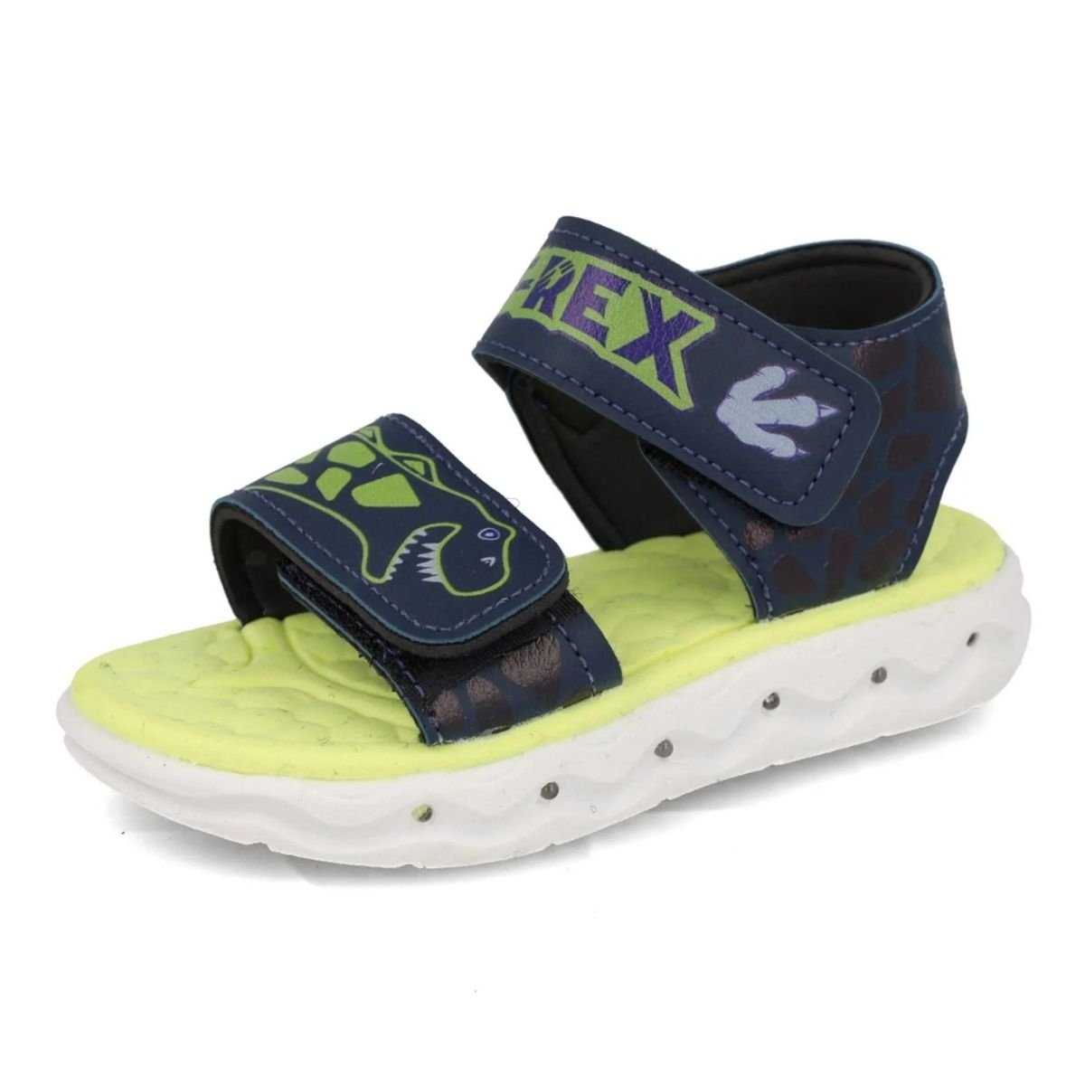 Sandalia Mini Pe Marinho Limao Conforto e Estilo Azul Marinho 7