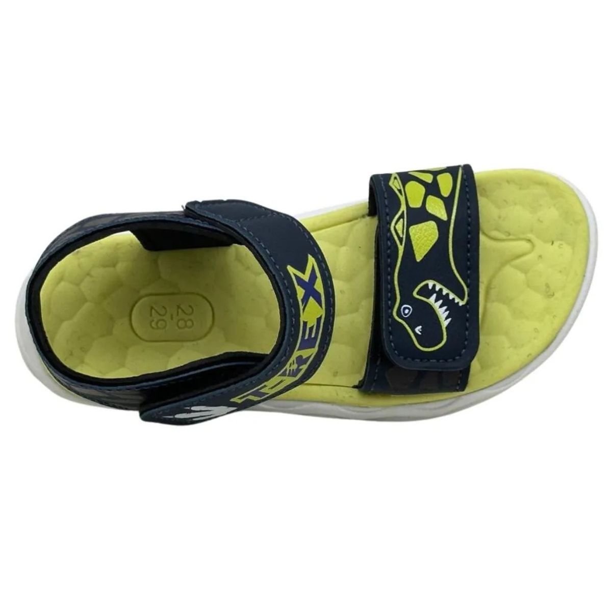 Sandalia Mini Pe Marinho Limao Conforto e Estilo Azul Marinho 8