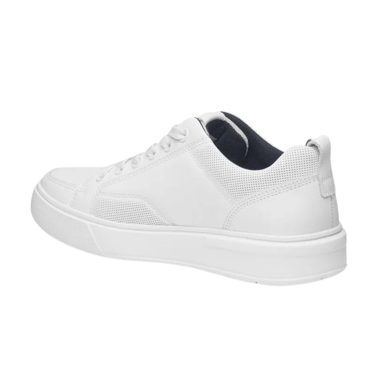 Sapatenis Pegada Masculino Couro Branco Conforto Casual Branco 3
