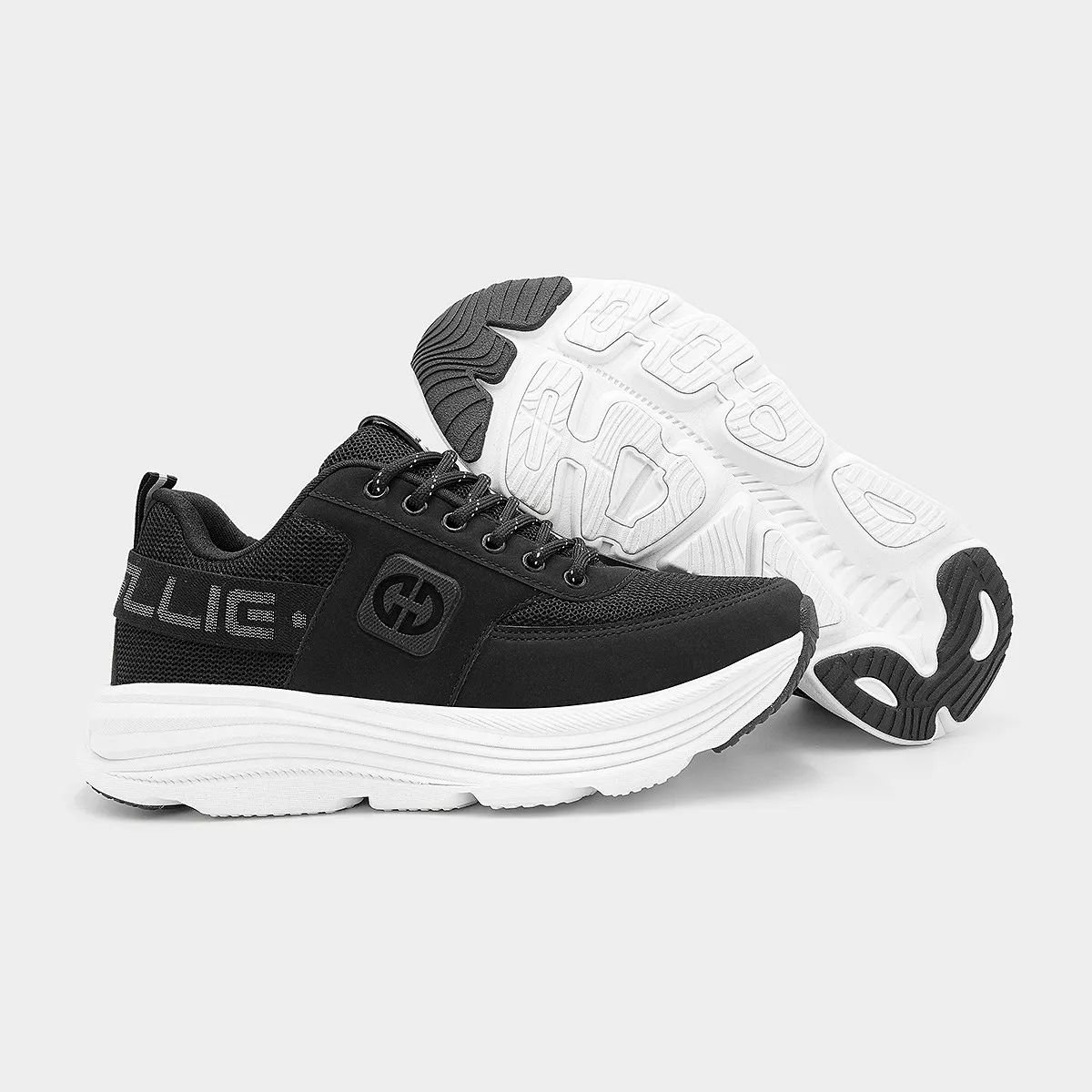 Tenis Ollie Virtus 2 Preto Conforto e Estilo Preto 2