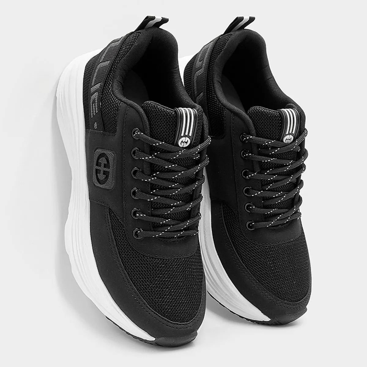 Tenis Ollie Virtus 2 Preto Conforto e Estilo Preto 3