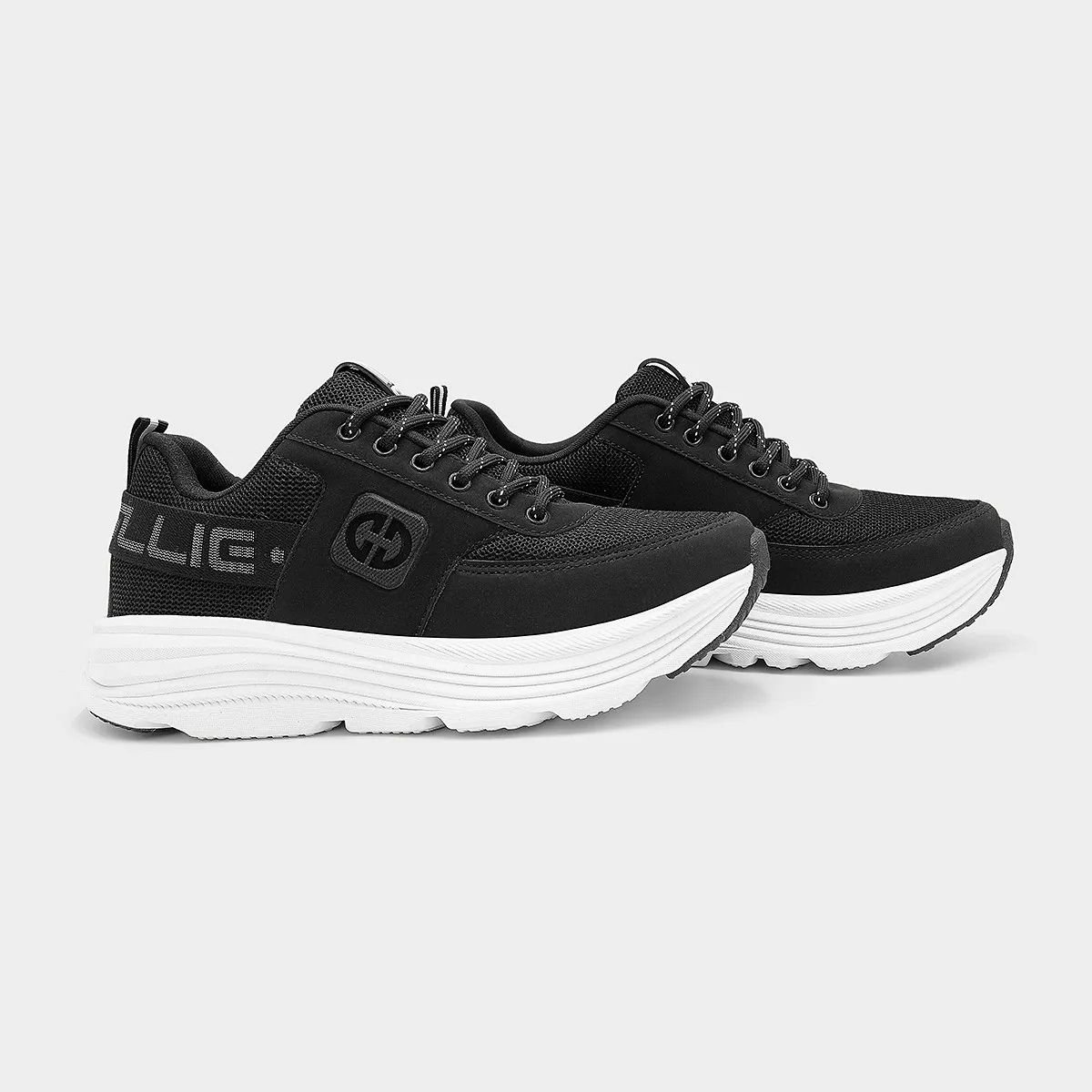 Tenis Ollie Virtus 2 Preto Conforto e Estilo Preto 4
