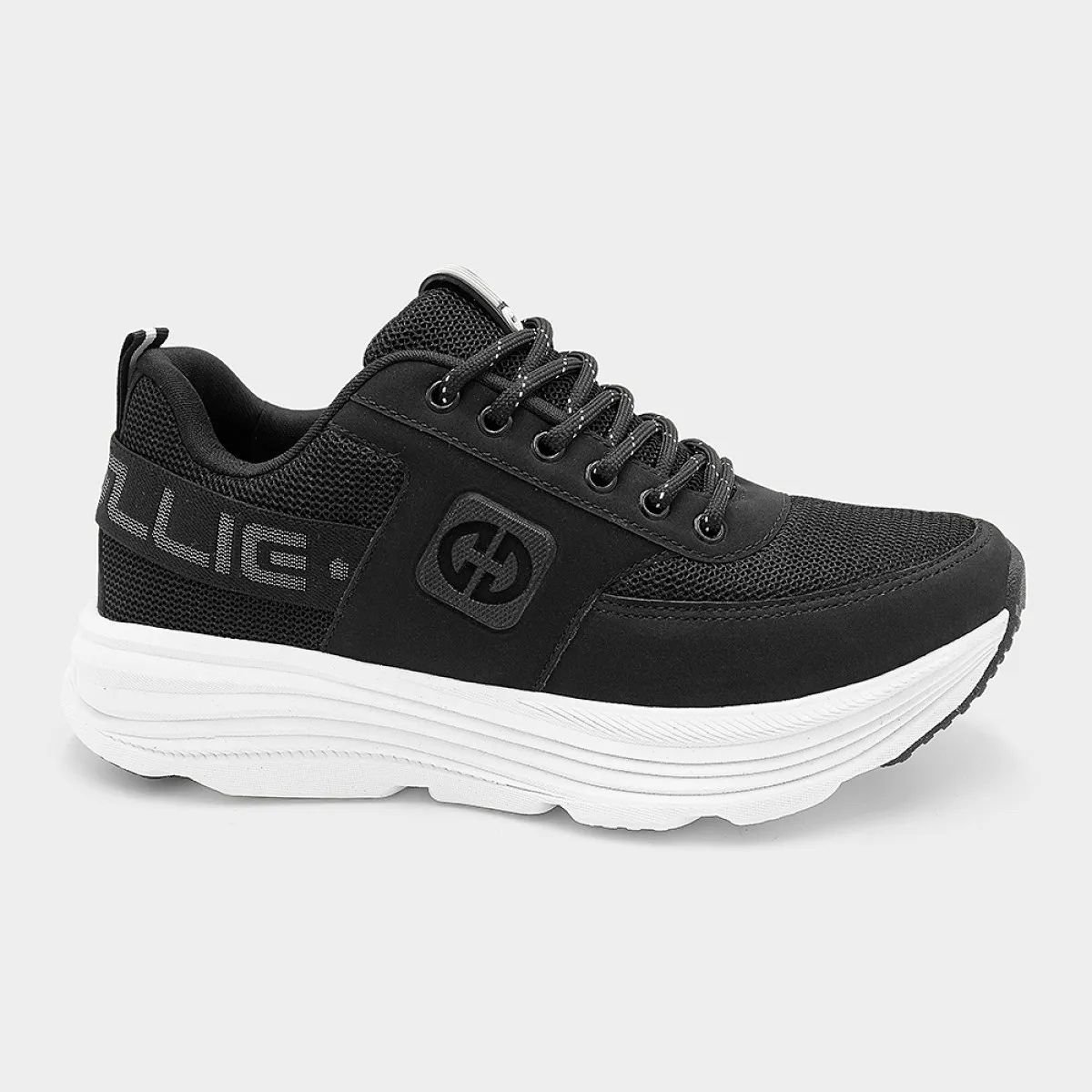 Tenis Ollie Virtus 2 Preto Conforto e Estilo Preto 6