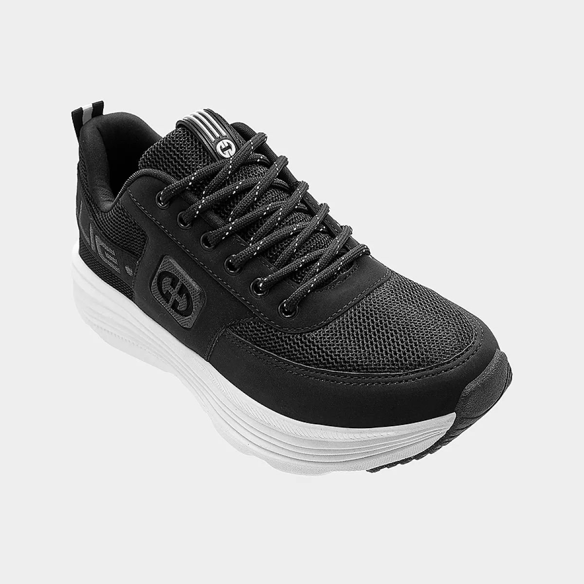 Tenis Ollie Virtus 2 Preto Conforto e Estilo Preto 8