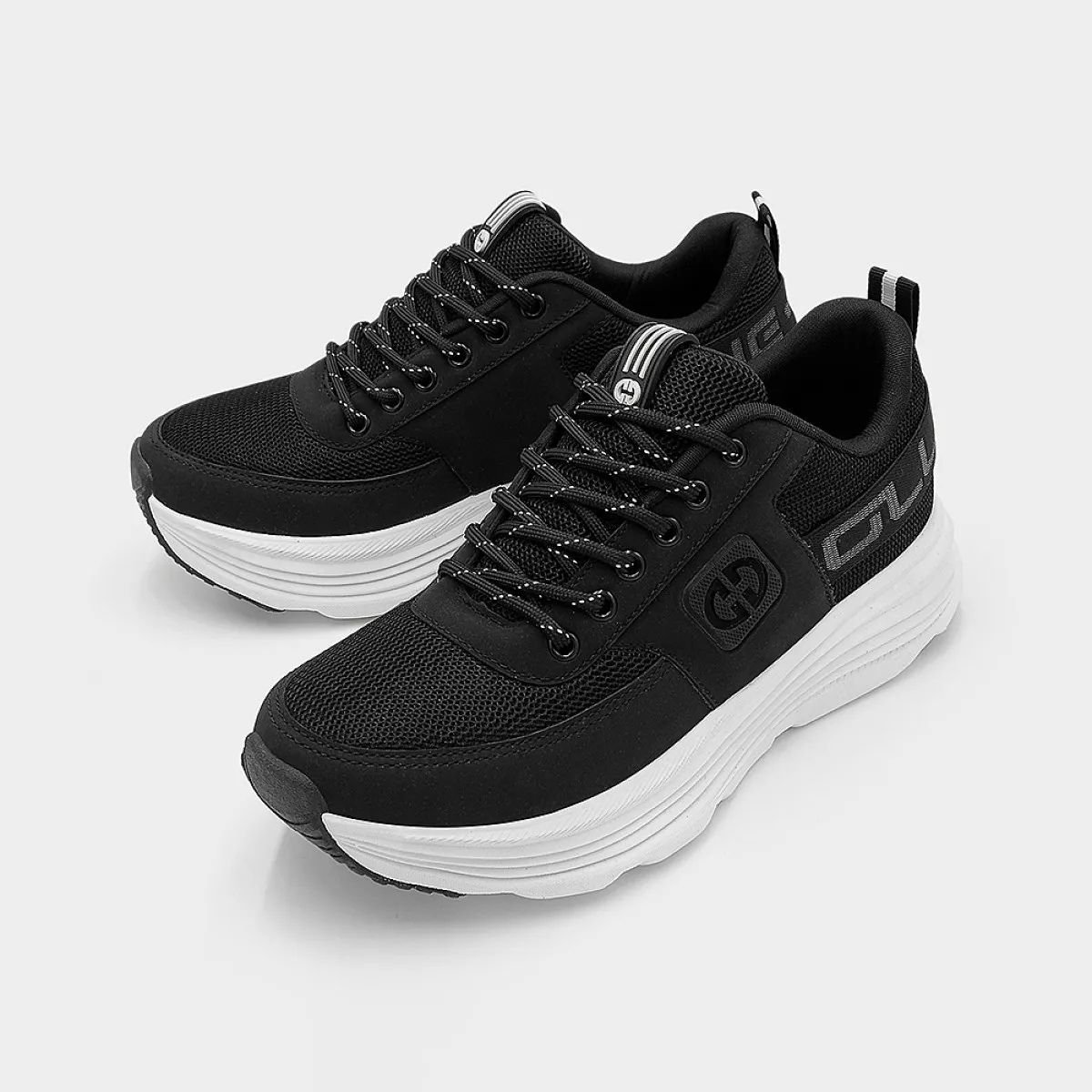 Tenis Ollie Virtus 2 Preto Conforto e Estilo Preto 9