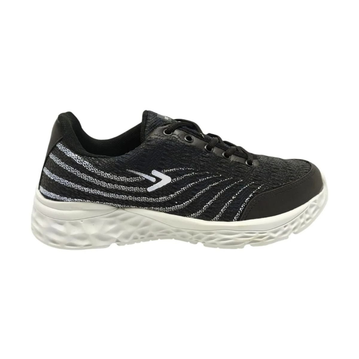 Tenis Masculino Box 200 Preto Branco Leve e Pratico Cardaco Preto 2