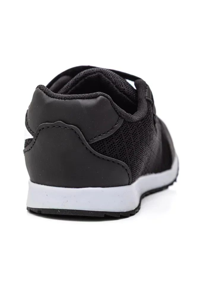Tenis Botinho Meninos Preto Branco Velcro Antiderrapante Preto/Branco 3
