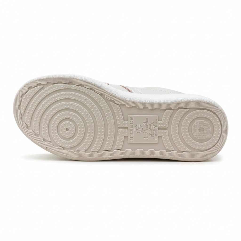 Tenis Moleca Urbano Branco Off Rosa Azul Estiloso Bege 6