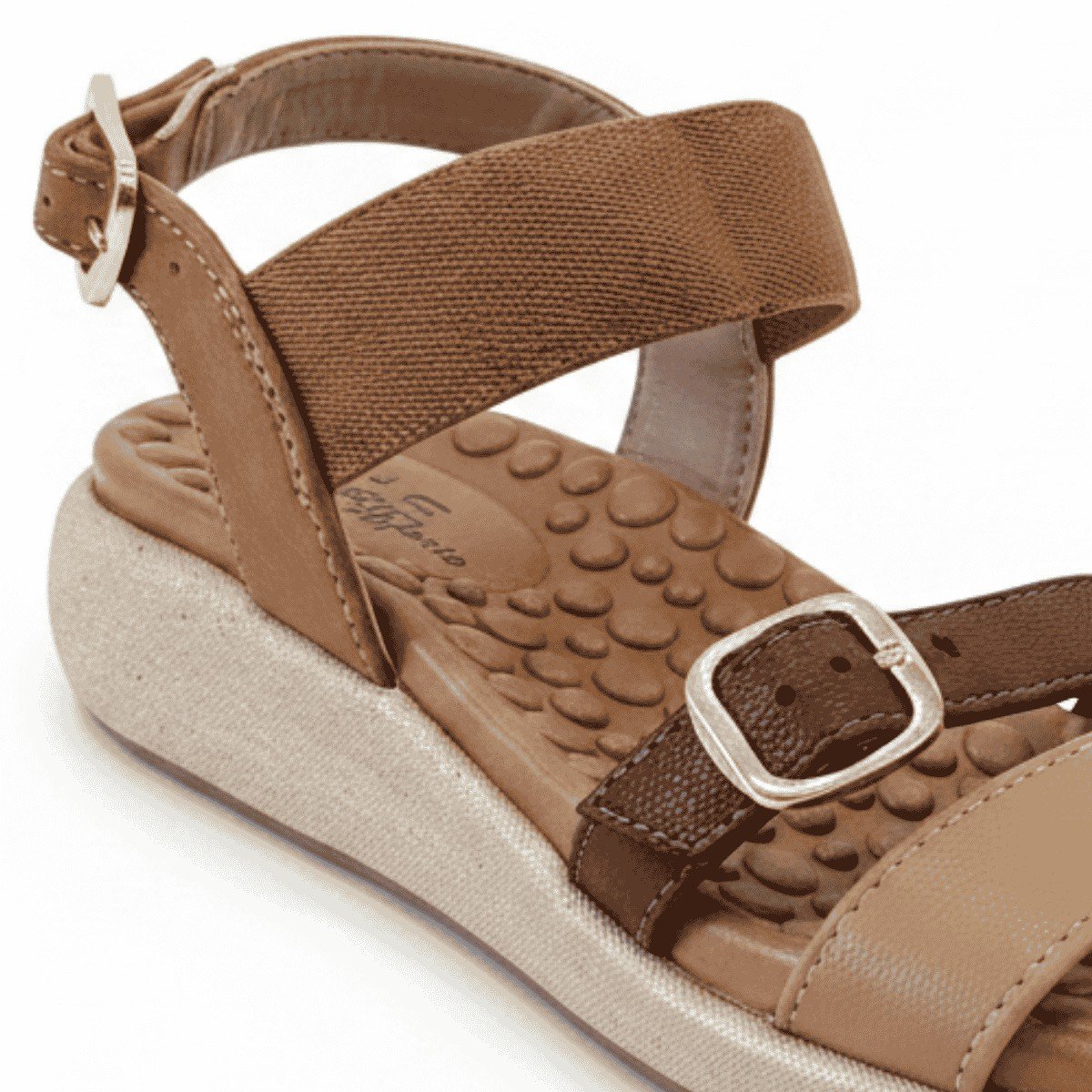 Sandalia Feminino Camel Modare Anatomico Versatil Marrom 3