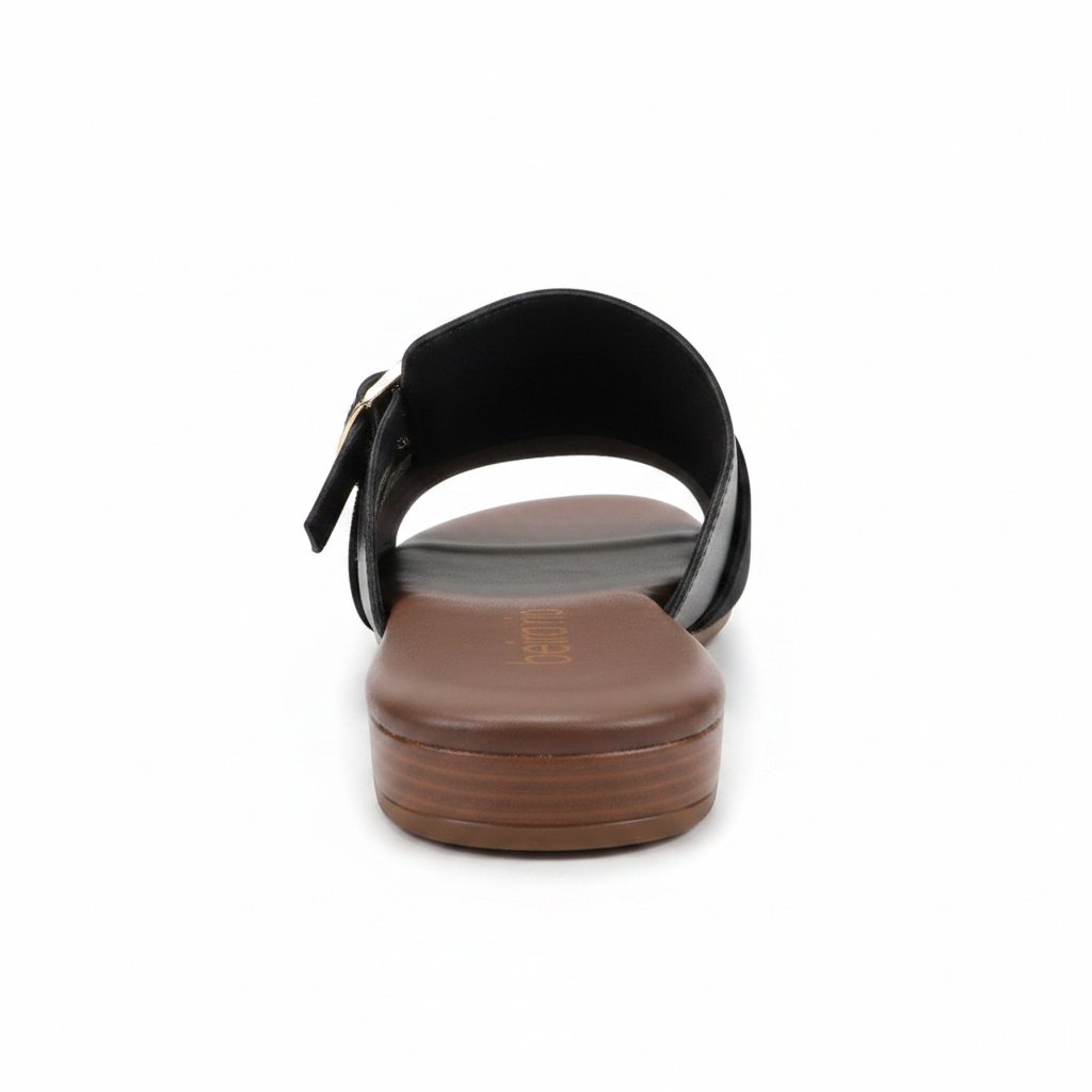 Mule Beira Rio Feminino Versatil Design Sofisticado Marrom 4