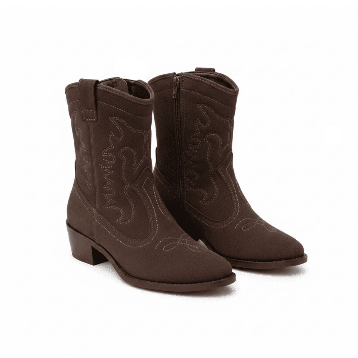 Bota Moleca Cano Curto Cacau Country Feminino Marrom 2