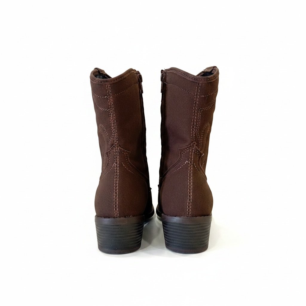 Bota Moleca Cano Curto Cacau Country Feminino Marrom 5