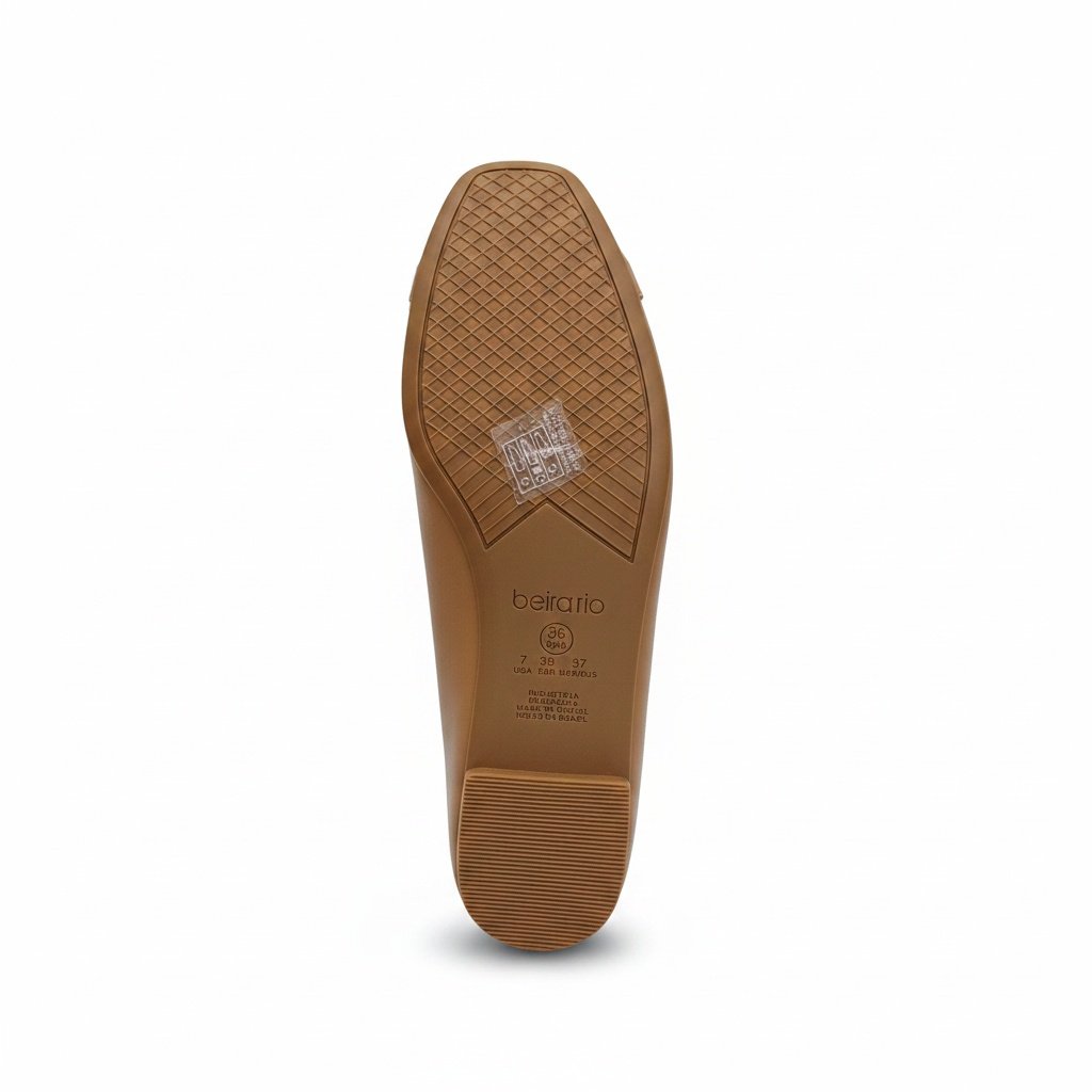 Beira Rio Sapatilha Camel Laco Feminino Conforto Adaptavel Marrom 6