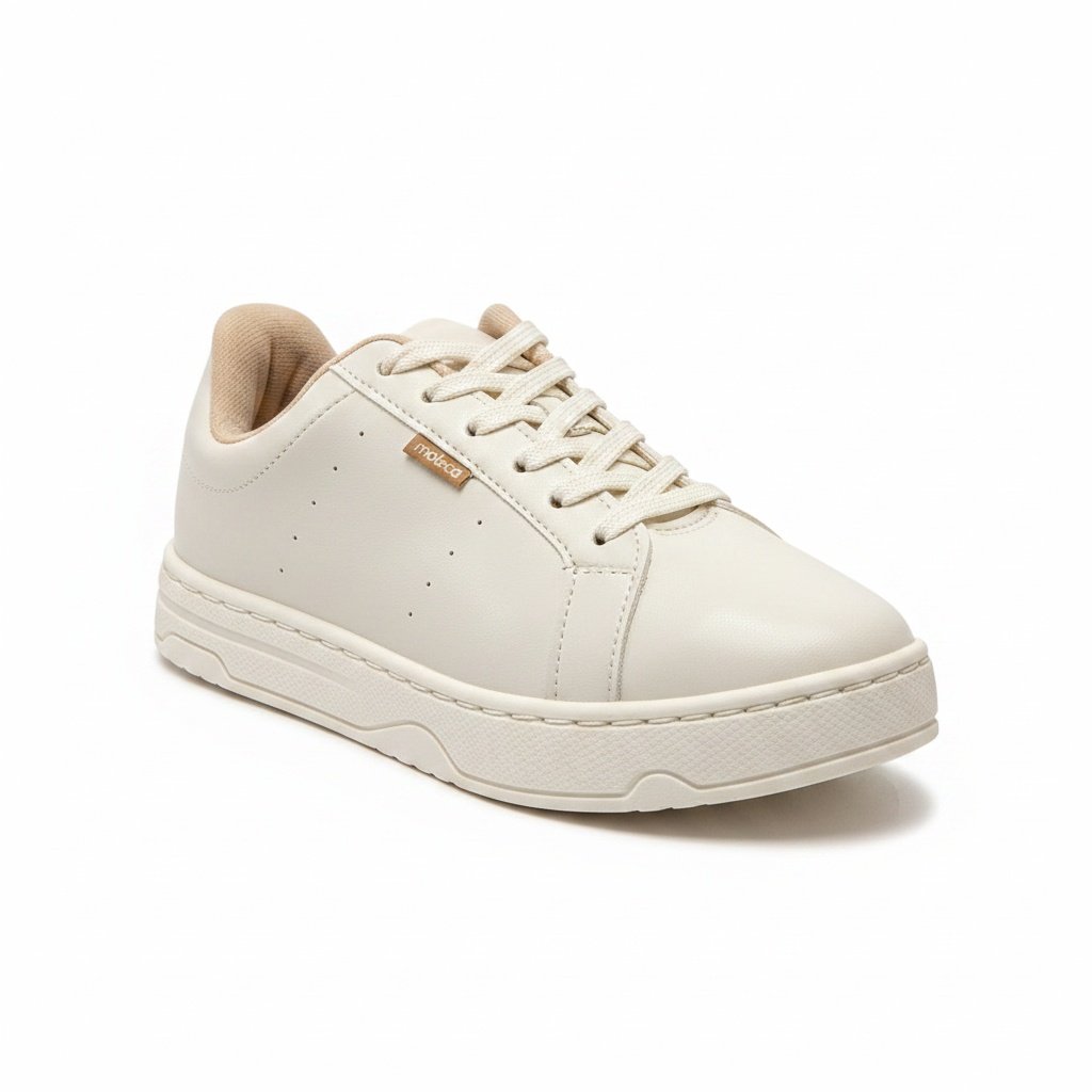 Tenis Moleca Feminino Branco Off Estilo Casual