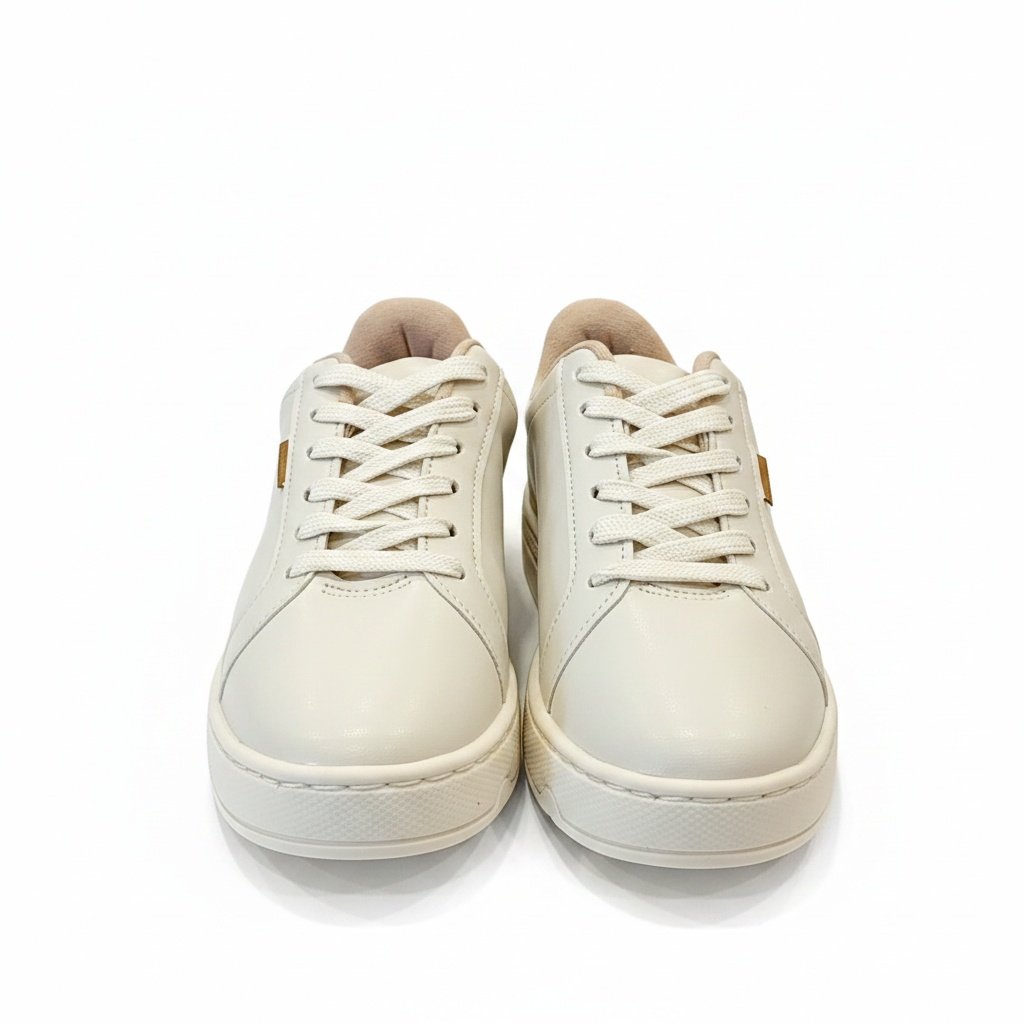 Tenis Moleca Feminino Branco Off Estilo Casual Off White 2