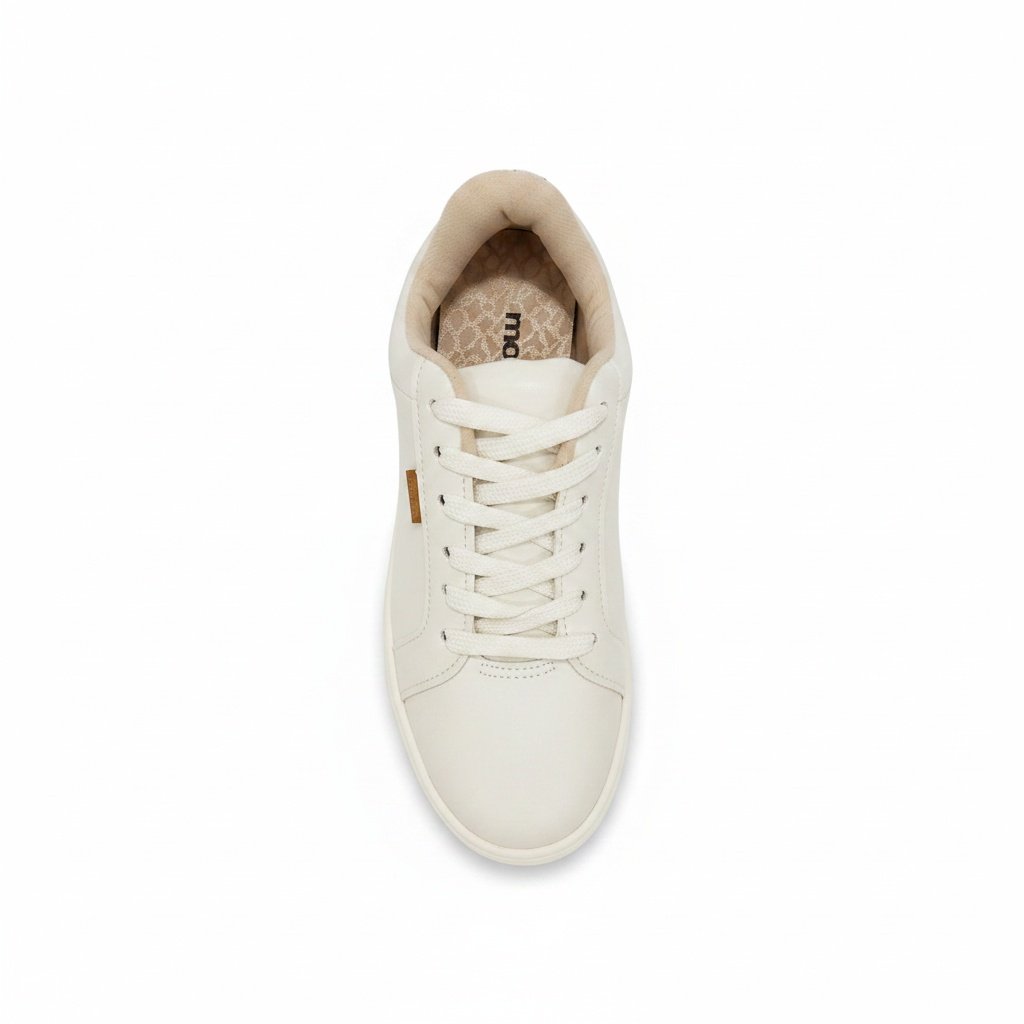 Tenis Moleca Feminino Branco Off Estilo Casual Off White 4