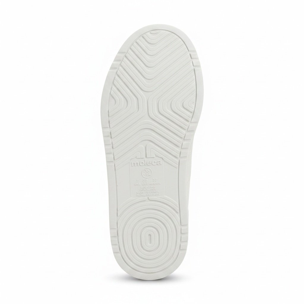 Tenis Moleca Feminino Branco Off Estilo Casual Off White 6