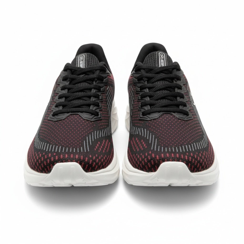 Tenis Olympikus Delta Preto Vermelho Alta Performance Preto/Vermelho 2
