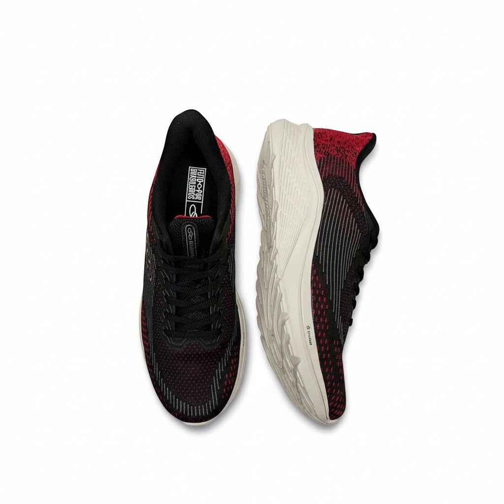 Tenis Olympikus Delta Preto Vermelho Alta Performance Preto/Vermelho 4