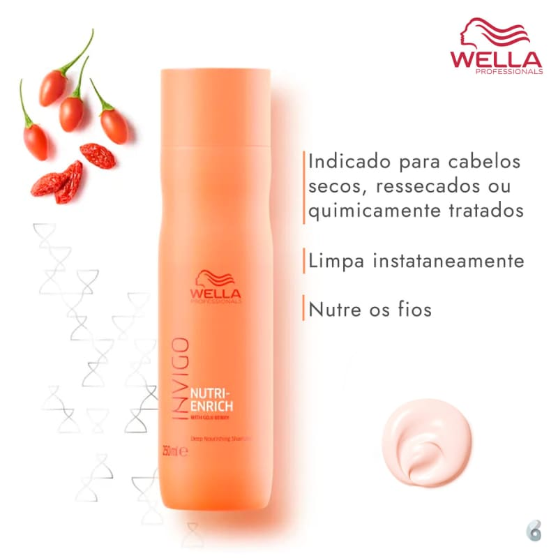 Wella Professionals Invigo Nutri-Enrich - Shampoo 250ml 250ml 2