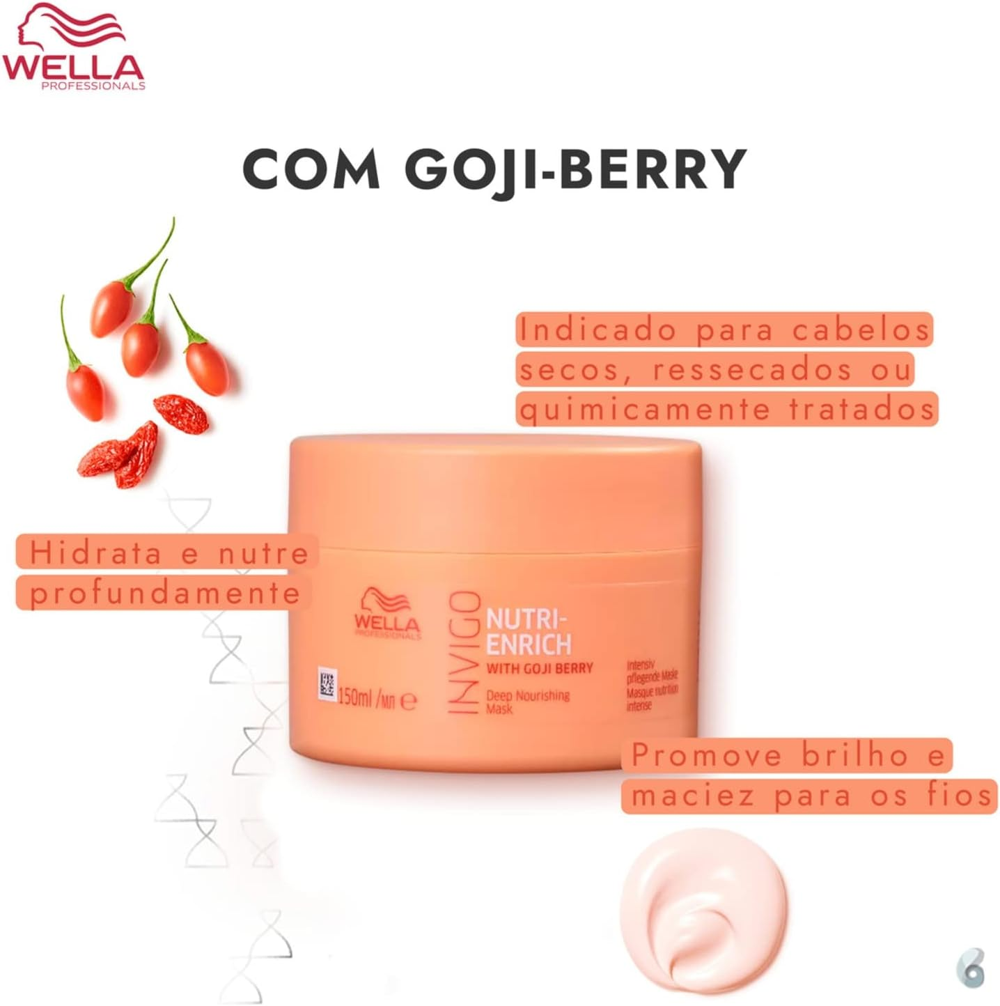 Wella Professionals Invigo Nutri-Enrich - Mascara de Nutricao 150ml 150ml 2