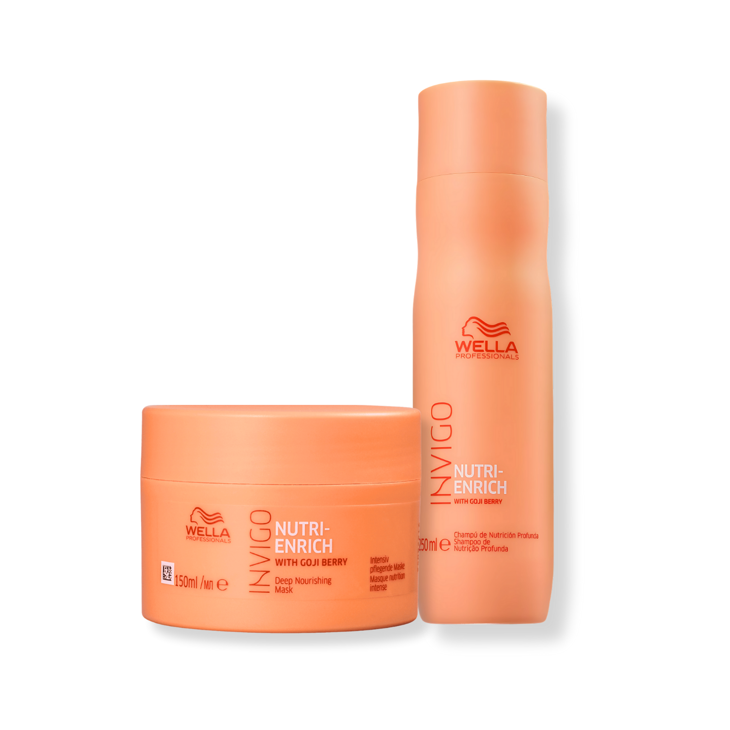 Kit Wella Invigo Nutri-Enrich - Shampoo 250ml + Mascara 150ml