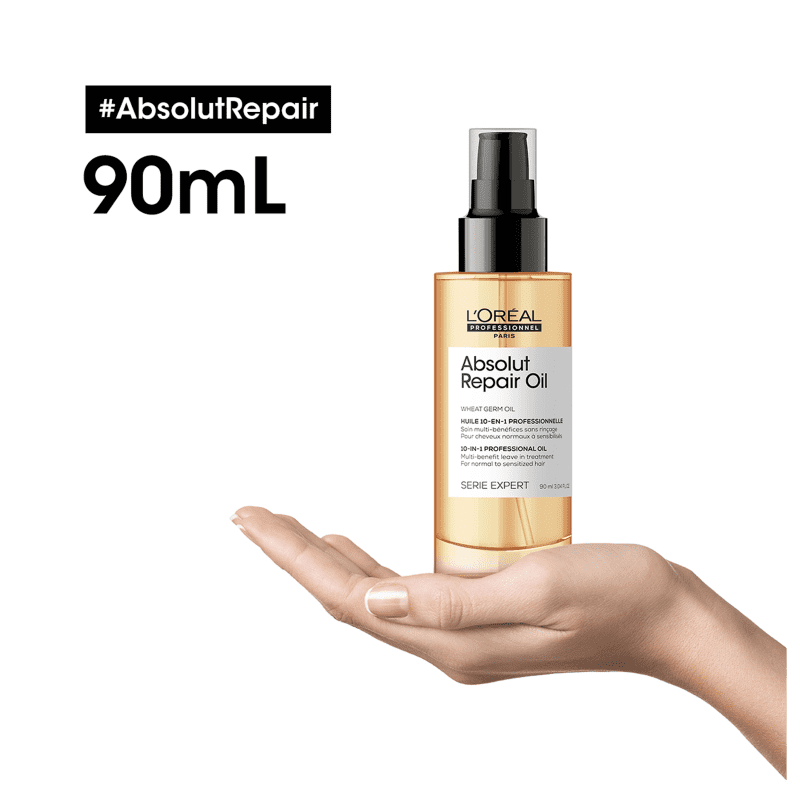 Oleo Capilar LOreal Professionnel Serie Expert Absolut Repair Gold Quinoa Protein 10 in 1 90 ml 90ml 4