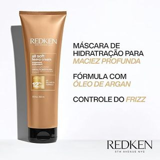 Redken All Soft Heavy Cream - Mascara Capilar 250ml 250ml 3