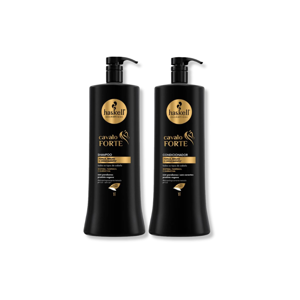 Haskell  Kit  Cavalo Forte -  Shampoo  1L + Condicionador 1L