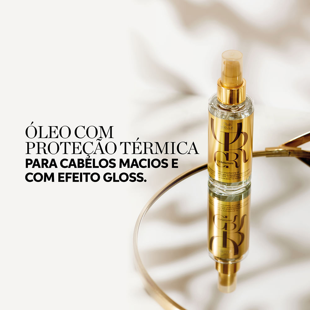 Kit com 2 Produtos Wella-Oil Reflections Shampoo e Oleo para Cabelos Secos ÚNICO 5
