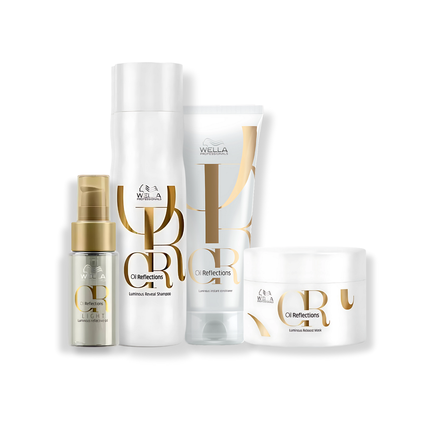 Kit Wella Professionals Oil Reflections - Shampoo 250ml , Condicionador 200ml , Mascara 150ml e Oleo Light 30ml ÚNICO 1