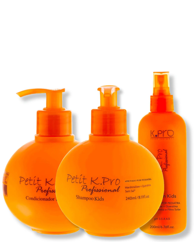 K.Pro Kit Petit Kids - Shampoo 240ml + Condicionador 230g + Leave In 200ml
