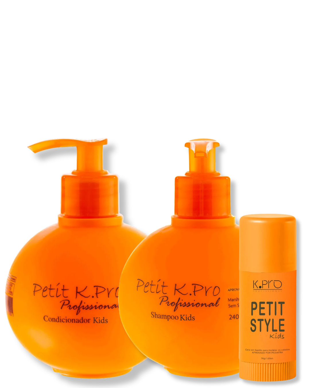  K.Pro Kit Petit Kids - Shampoo 240ml + Condicionador 230g + Cera Bastao 30g