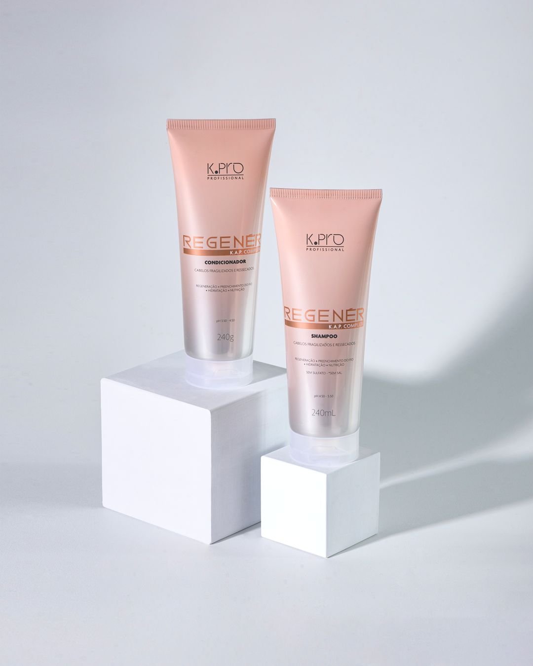 K.Pro Kit Regener - Shampoo 240ml + Condicionador 240g ÚNICO 2