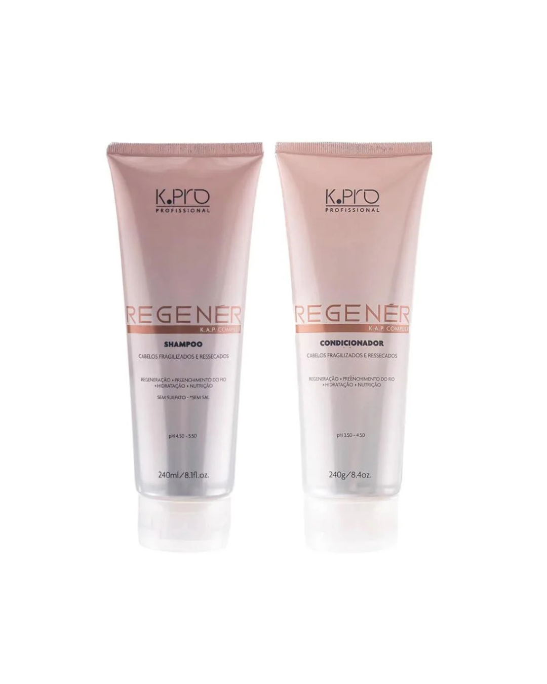 K.Pro Kit Regener - Shampoo 240ml + Condicionador 240g + Mascara 165g ÚNICO 2