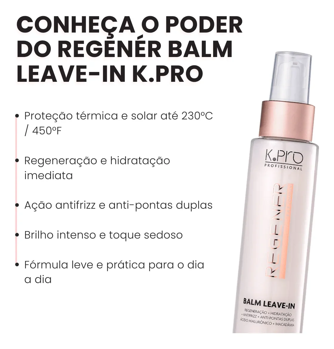K.Pro Kit Regener (4 Produtos) ÚNICO 4