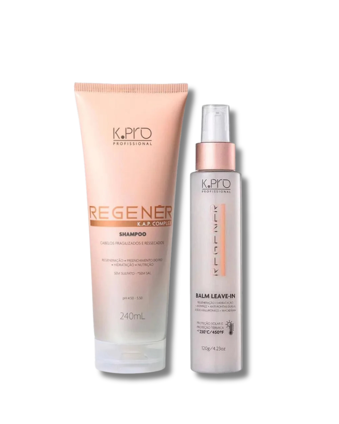 K.Pro Kit Regener - Shampoo 240ml  + Balm Leave-In 120ml