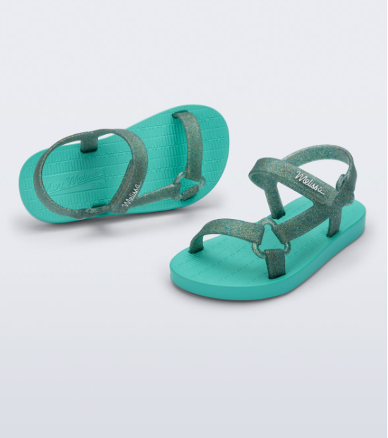 Mini Melissa Sun Downtown Baby Verde Agua Verde 3