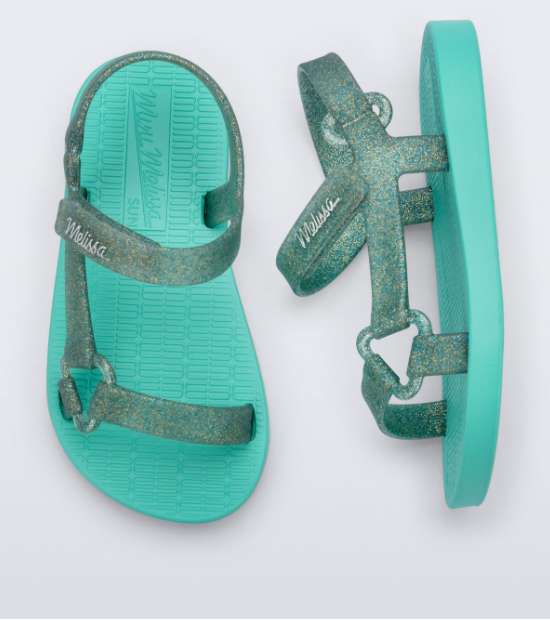 Mini Melissa Sun Downtown Baby Verde Agua Verde 4
