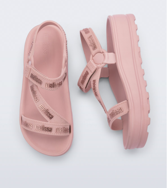 Melissa Stripes Platform M-Lover Rosa Claro Rosa 4