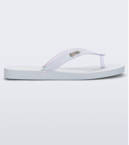 Melissa Sun Long Beach II Branco Glitter