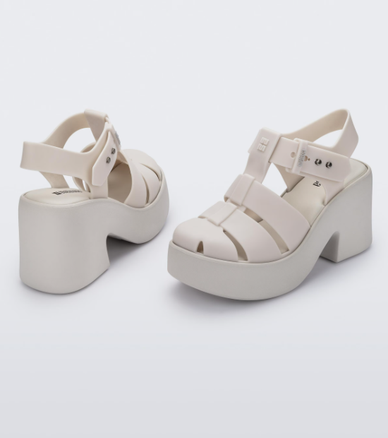 Sandalia Melissa Lulu Bege Bege 3