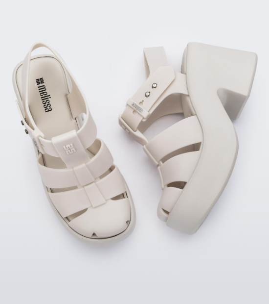 Sandalia Melissa Lulu Bege Bege 4