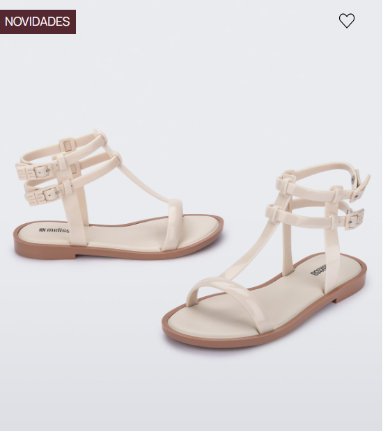 Melissa Duna Bege e Marrom Branco 3