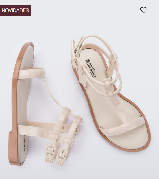 Melissa Duna Bege e Marrom Branco 4