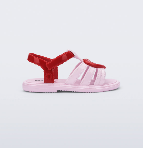 Mini Melissa Hip Lovely Baby Rosa Vermelho