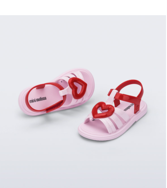 Mini Melissa Hip Lovely Baby Rosa Vermelho Rosa 2
