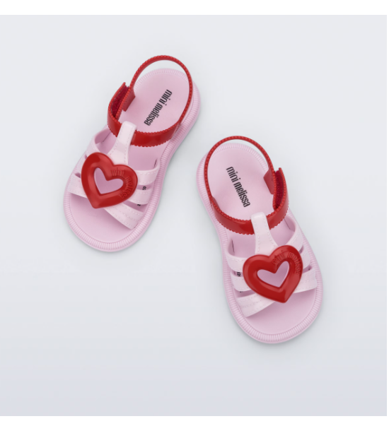 Mini Melissa Hip Lovely Baby Rosa Vermelho Rosa 4