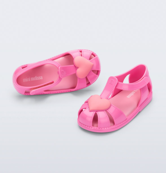 Mini Melissa Hip Heart Ballerina Baby Rosa