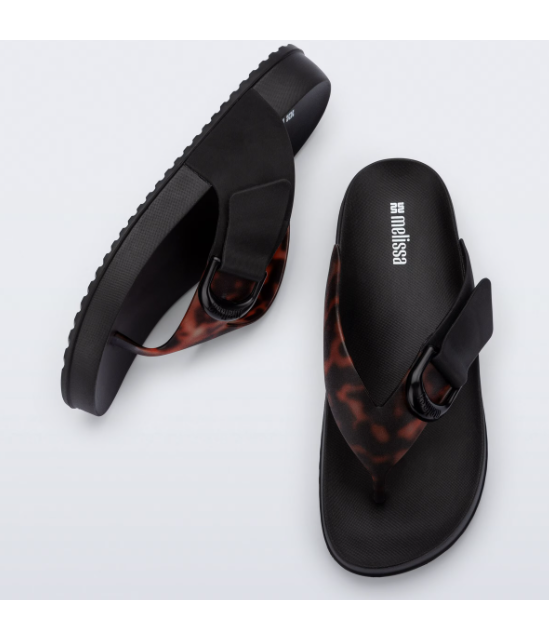 Melissa Cozy Thong Preto Vidro Preto 3